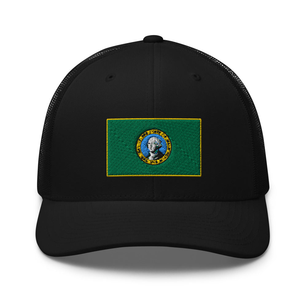 Washington Flag Trucker Hat