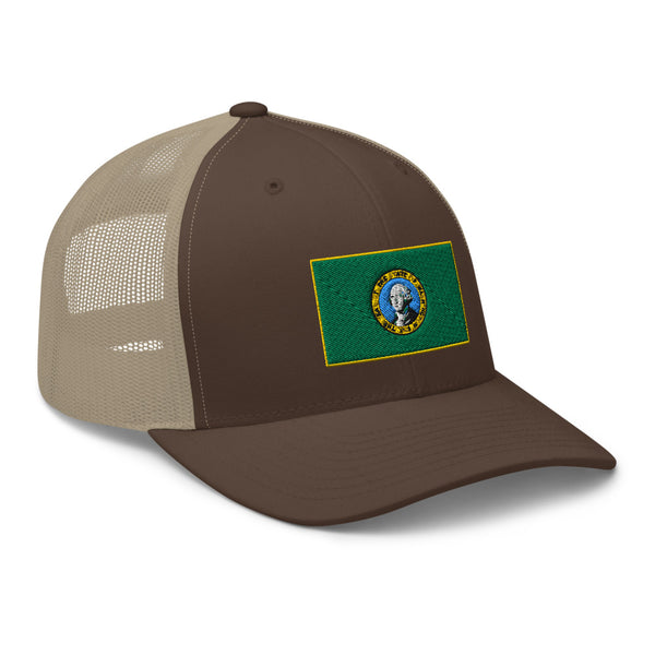 Washington Flag Trucker Hat