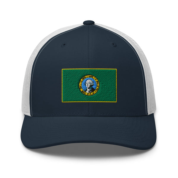 Washington Flag Trucker Hat