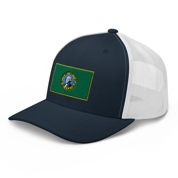 Washington Flag Trucker Hat