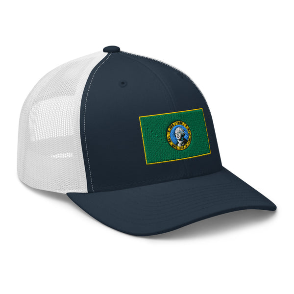 Washington Flag Trucker Hat