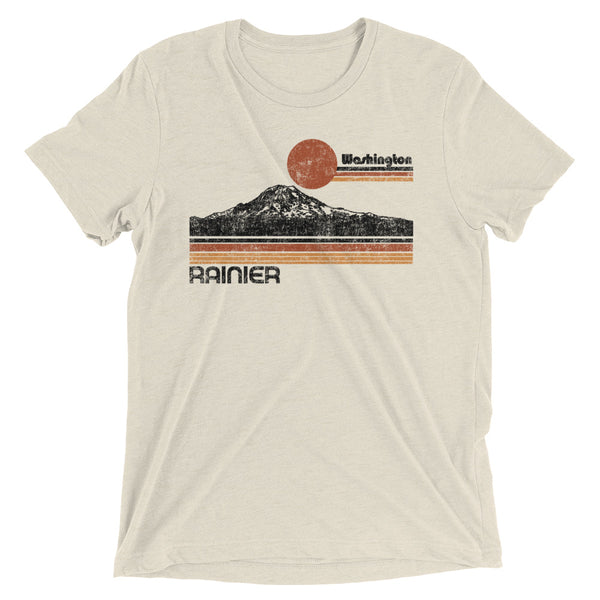 Retro Rainier Unisex Tri-blend T-Shirt